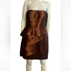 NWT Calvin Klein Women's Dress Bronze Sleeveless Cocktail Formal Size 6
